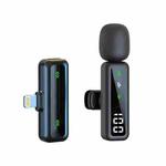 H67 8 Pin Single Mic Live Noise Reduction Video Shooting Mini Mobile Phone Microphone Digital Wireless Lapel Microphone