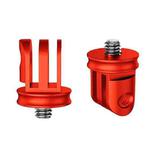 TFSM063-B Three-Slot Adapter Camera Cage 360-Degree Rotating Connector Tripod 1/4 Inch Adapter