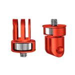 TFSM065-B Three-Slot Adapter Camera Cage 360-Degree Rotating Connector Tripod 1/4 Inch Adapter