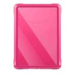 For Kindle Paperwhite 12th Gen 2024 Clear Case TPU+PC Lightweight Scratch-Proof Cover Deep Rose Red
