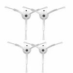 For Xiaomi Roborock S50/T4/T6/T7 Vacuum Robot Replacement Parts 2pairs Side Brush White