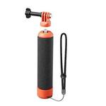 aMagisn Universal Floating Hand Grip for Action Cameras with Triple Claw & 1/4-inch Screw Mount(Black Orange)