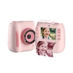 Children Instant Print Digital Camera Dual Front Rear Cameras HD Mini Camera(Pink)