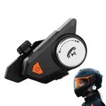 M9 Motorcycle Helmet Bluetooth Headset IPX6 Waterproof,  Auto Answer, HD Sound for Riders/Delivery/Group Intercom(Black)