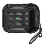 For AirPods Pro 2 AhaStyle PT115-PRO2 TPU Split Earphone Protector(Black)