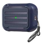 For AirPods Pro 2 AhaStyle PT115-PRO2 TPU Split Earphone Protector(Blue)