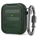 For AirPods 1 / 2 AhaStyle PT115-A TPU Split Case(Green)