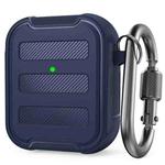 For AirPods 1 / 2 AhaStyle PT115-A TPU Split Case(Blue)