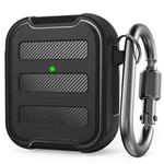 For AirPods 1 / 2 AhaStyle PT115-A TPU Split Case(Black)