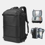 Tigernu Expandable Business Backpack 17-Inch Laptop Bag Wet/Dry Separation Pockets Black