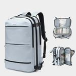 Tigernu Expandable Business Backpack 17-Inch Laptop Bag Wet/Dry Separation Pockets Blue
