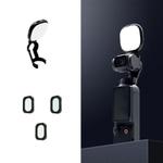 For DJI Osmo Pocket 3 JSR Fixed Frame Head Fill Light, Spec: With Black Soft 1/4+Black Soft 1/8+Soft Focus Lens