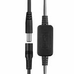 HuaGu 30cm Router Timed Restart Line Controller Power Failure Smart Reset Connection Cable WiFi Relay, Color: 24H Black