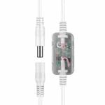HuaGu 30cm Router Timed Restart Line Controller Power Failure Smart Reset Connection Cable WiFi Relay, Color: 72H Transparent 