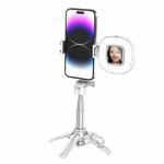Portable Retractable Bluetooth Selfie Stick For Mobile Phones, Color: P15-H1 White