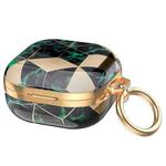 AhaStyle DD-WG01 Earphone TPU Protective Case For Samsung Galaxy Buds Pro / Live / 2 / 2 Pro / FE, Style: Dark Green Marble