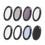 For Panasonic LX10 / Ricoh GR / Canon G7X / Sony ZV-1 Camera Filter, Spec: UV+CPL+ND8+Close Up+STAR+Soft+Night+ND1000