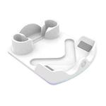 For Meta Quest 3S / 3 / 2 iplay HBV-641 Handle Storage Rack VR Headset Charging Stand With LED Light(White)