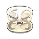 Air Conduction Bluetooth Earphones With Transparent Digital Display Case(Skin Color)