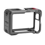 For DJI Action 5 Pro/Action 4/Action 3 Flymile Aluminum Alloy Camera Cage Protective Metal Frame(Metal Color)