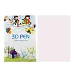 40 Pictures Thickened Large 3D Printing Pen High Low Temperature Compatible Drawing Book With Tracing Board