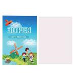 40 Pictures Large 3D Printing Pen High Low Temperature Compatible Drawing Book With Tracing Board