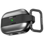 For AirPods Pro 2 AhaStyle WG75-PRO2 TPU Aluminum Alloy Split Scratch-Resistant Protective Case(Gray)