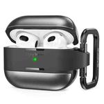 For AirPods 3 AhaStyle WG75-3 TPU Aluminum Alloy Split Scratch-Resistant Protective Case(Gray)