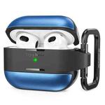 For AirPods 3 AhaStyle WG75-3 TPU Aluminum Alloy Split Scratch-Resistant Protective Case(Blue)