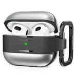 For AirPods 3 AhaStyle WG75-3 TPU Aluminum Alloy Split Scratch-Resistant Protective Case(Silver)