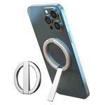 AhaStyle WG74 MagSafe Magnetic Suction Mount Portable Foldable Phone Stand(Silver)