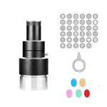 Adjustable Focus DIY Optical Snoot for Bowens Mount Flash Conical Lens Photography Light Modifier 35 Templates Kit