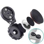 Bicycle Headset Mount For AirTag, Garmin, Wahoo, Bryton, iGPSPORT, Magene, XOSS & More Bike Computer Holder(Black)