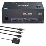 KCEVE KC-KVM204DH 2 In 4 Out 8K 60Hz KVM Switch For 2 Computer 4 Monitors US Plug