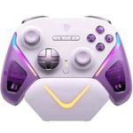 EasySMX D10 Wireless Gaming Controller with Dual-Mode Triggers & TMR Hall Effect Joysticks Charging Dock for PC/Switch/Phone/Steam(Purple)