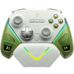 EasySMX D10 Wireless Gaming Controller with Dual-Mode Triggers & TMR Hall Effect Joysticks Charging Dock for PC/Switch/Phone/Steam(Green)