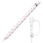 For Apple Pencil 1 AhaStyle PT93CW Silicone Protective Case(Pink)