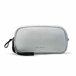 BANGE 3066 Small Data Cable Storage Bag Charger Electronic Accessories Handbag(Silver)