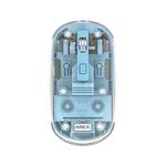 IMICE T400 4 Keys 1600DPI Dual-Mode Mouse Transparent Bluetooth Charging Wireless Silent Mice(Blue)