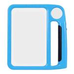 5/10X 48LEDs Magnifier 3 Colors Cold Warm Brightness Adjustment Handheld Loupe, Spec: Battery Blue