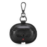 For Beats Studio Buds CONTACTS FAMILY CF1136A Leather Portable Bluetooth Earphone Protective Case(Black)