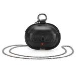 For Beats Studio Buds CONTACTS FAMILY CF1136B Leather Chain Bluetooth Earphone Protective Case(Black)