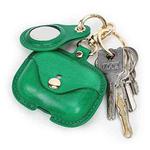 For Airpods Pro / Airtag CONTACTS FAMILY CFG2001+CFG2002 2 In 1 Anti Loss Leather Case(Green)