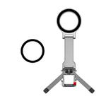 Flymile Magnetic Carabiner Design Phone Tripod Foldable Desktop Phone Mount With 1/4-Inch Screw(Metal Color)