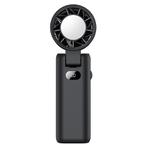 WT21 Handheld Cooling Fan Foldable Ice Pack Fan With Battery Level Display(Black)
