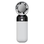 ZK03 Digital Display Cooling Fan USB Silent Handheld Cold Compress Fan(White)