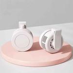 F10 3 Speed Clip-On Quiet Fan USB Mini Desktop Handheld Fan(White)