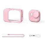 For Insta360 Go Ultra aMagisn Silicone Protective Case Kit All-round Protection Shell(Pink)