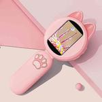 HM020B 4X HD Handheld Children Electronic Magnifier With Screen 2MP Digital Microscope(Pink)