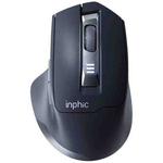 Inphic M9 2.4G Wireless Mouse Business Office Home Ergonomic Mute Computer Mice(Dark Gray)